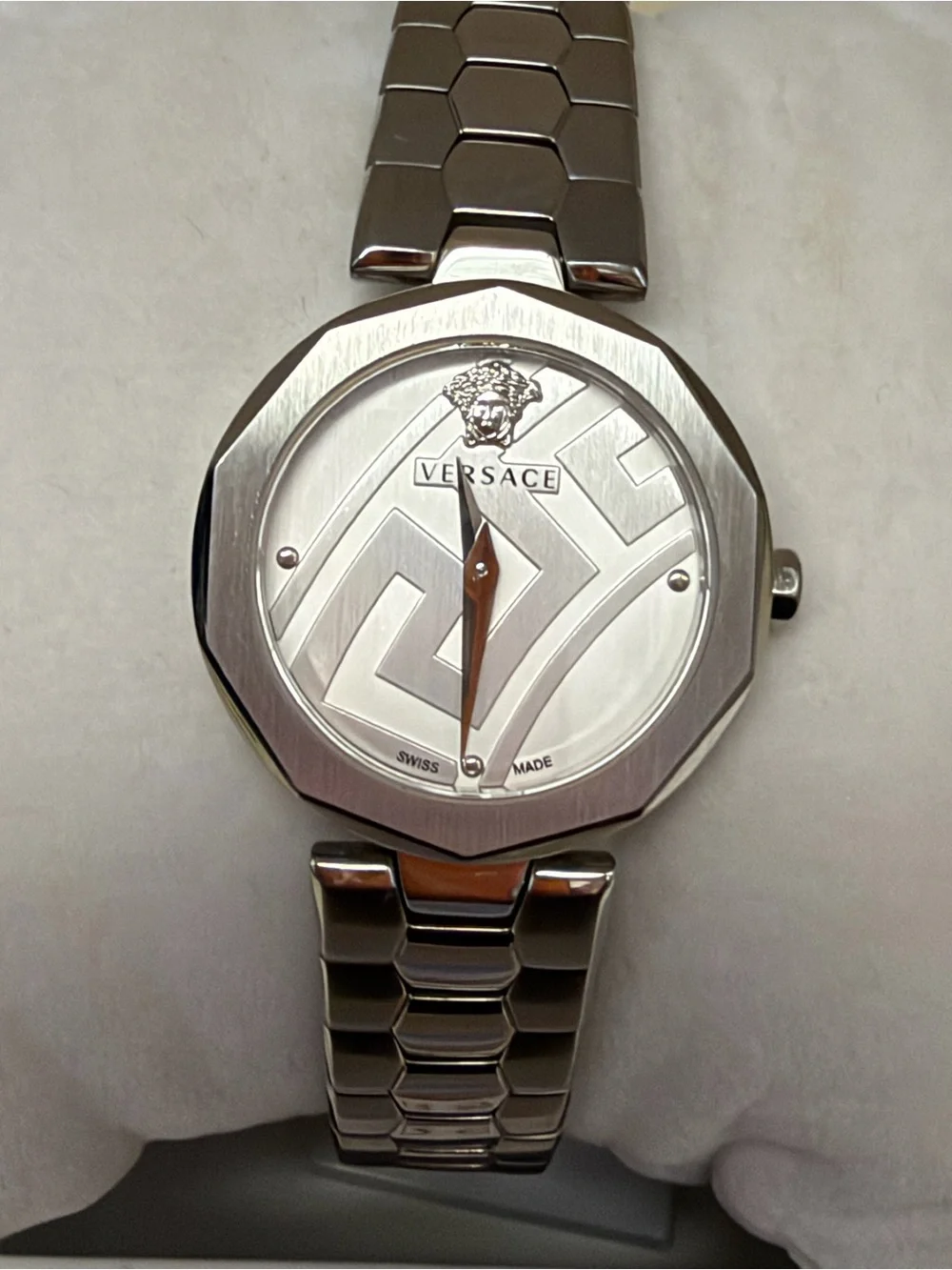 Versace Pop Chic VEVD00921 36mm Swiss Watch Stainless Steel Box Papers Links